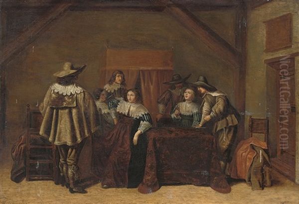 Elegant Company In An Interior - view 1