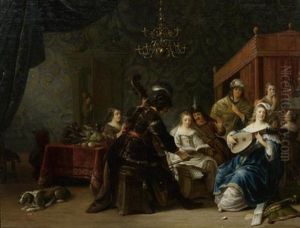 Musizierende Gesellschaft by Anthonie Palamedesz