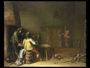 Die Kartenspieler In Der Wirtsstube