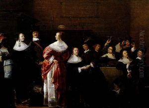 Frohliche Gesellschaft by Anthonie Palamedesz