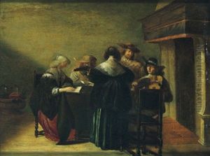 Musizierende Gesellschaft by Anthonie Palamedesz