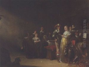 Vornehme Gesellschaft by Anthonie Palamedesz
