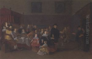 A Banquet by Anthonie Palamedesz
