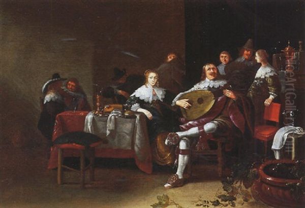Elegant Company In An Interior - view 1