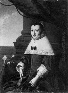 Portrait Of A Gentleman, Seated In An Interior Before A Draped Column Portrait Of A Gentleman, Seated In An Interior Before A Draped Column