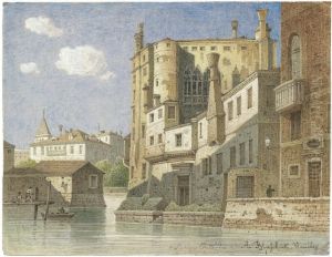 Ansicht Des Palazzo Contarini In Vendig by Arthur Blaschnik