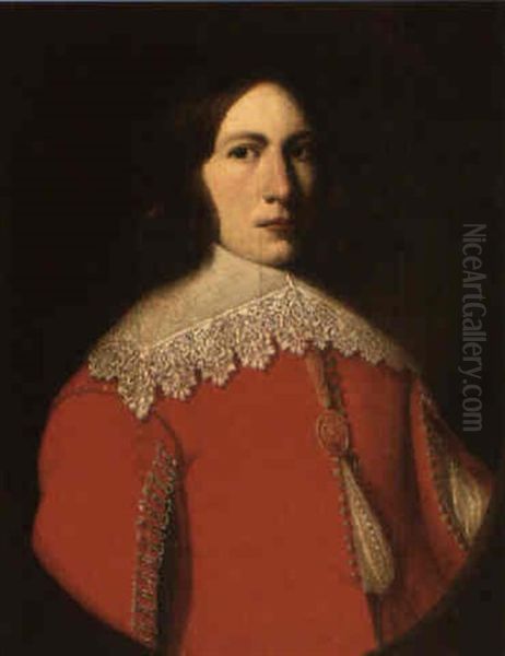 Portrait Of A Young Man In Red - view 1