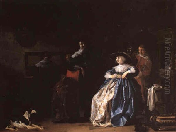 Elegant Company In An Interior - view 1