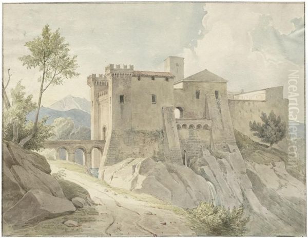 Castell In Der Romischen Campagna - view 1