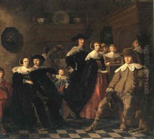 A Family In An Interior A Family In An Interior