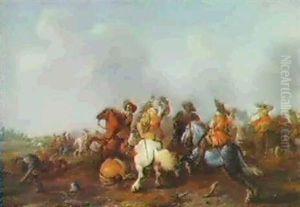 Engagement De Cavaliers by Anthonie Palamedesz