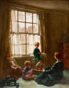 Jeux D"enfants Dans Un Salon by William Mainwaring Palin