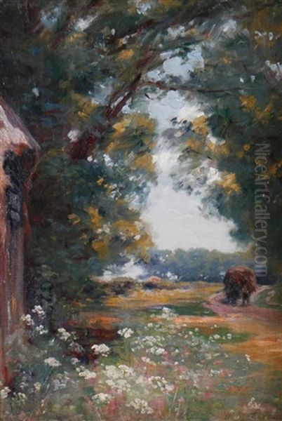 Hay Cart In A Landscape - view 1