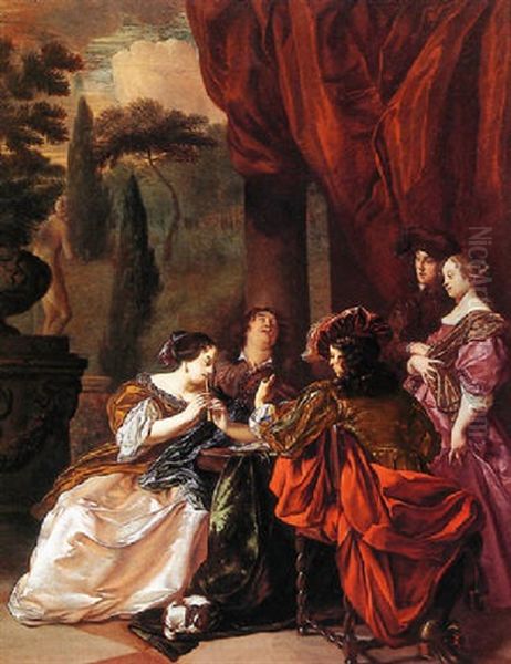 A Musical Concert On A Terrace With A Young Couple - view 1
