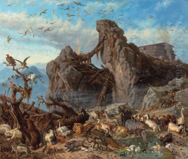 After The Flood: The Exit Of The Animals From The Ark - view 1