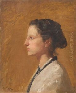 Profilo Di Signora by Filippo Palizzi