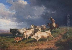 Aspettando Il Temporale by Filippo Palizzi