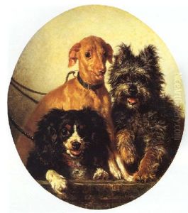 Bassotto, Terrier E Volpino Al Guinzaglio Bassotto, Terrier E Volpino Al Guinzaglio