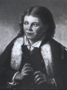 Concettina With Flute by Filippo Palizzi