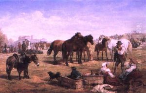 The Horse Fair by Filippo Palizzi