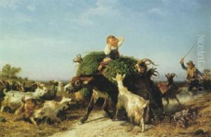 Gregge Selvaggio by Filippo Palizzi