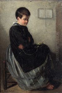 Enfant Jouant Avec Une Sauterelle