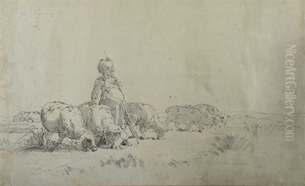 Bergere Et Brebis - view 1
