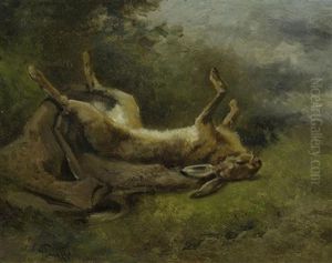 Jagdstillleben Mit Hasen