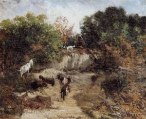 Capre In Un Paesaggio