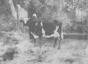 Paysanne Et Sa Vache