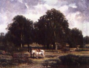 Mules by Giuseppe Palizzi