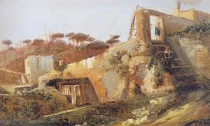 Ponti Rolli 10 Marzo 1837 by Nicola Palizzi