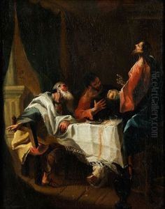 Das Gastmahl In Emmaus by Franz Xaver Karl Palko