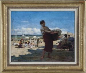 On The Beach by Edwin Howland Blashfield