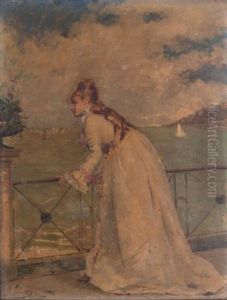 Jeune Femme Regardant La Mer Jeune Femme Regardant La Mer