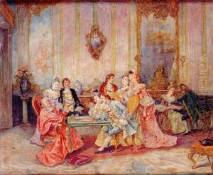 La Partie D'echecs by Joaquin Pallares y Allustante