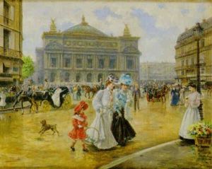Utanfor Operan, Paris by Joaquin Pallares y Allustante
