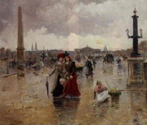 Place De La Concorde by Joaquin Pallares y Allustante