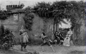 The Duel by Joaquin Pallares y Allustante