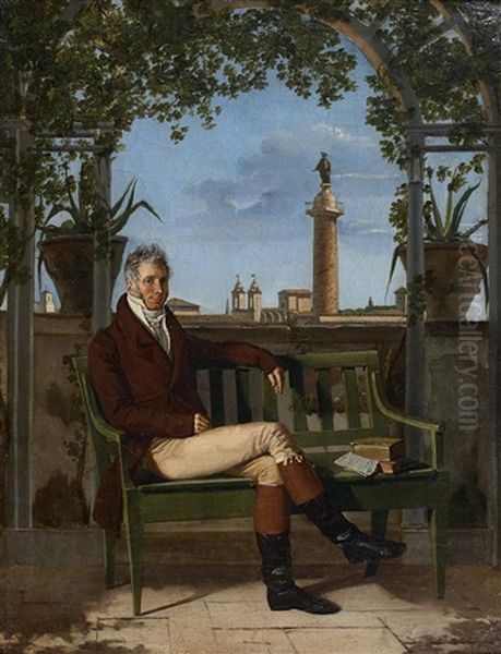 Portrait De Louis Thillaye Du Boullay, Directeur Des Douanes A Rome - view 1