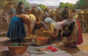 Gemusemarkt by Celesztin Pallya