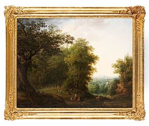 Svenskt Landskap by Gustaf Wilhelm Palm
