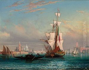 Vue Af Lagunen Vid Venedig