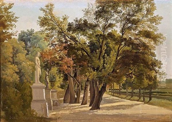 Entrance To The Giardino Del Lago, Villa Borghese, Rome - view 1