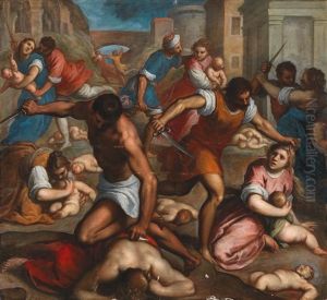 Massacre Of The Innocents by Jacopo Palma il Giovane