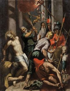 La Falgellazione by Jacopo Palma il Giovane