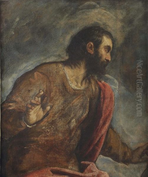 A Male Saint; A Fragment - view 1