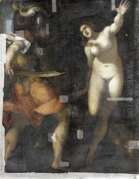 The Rape Of The Sabine Women - view 1
