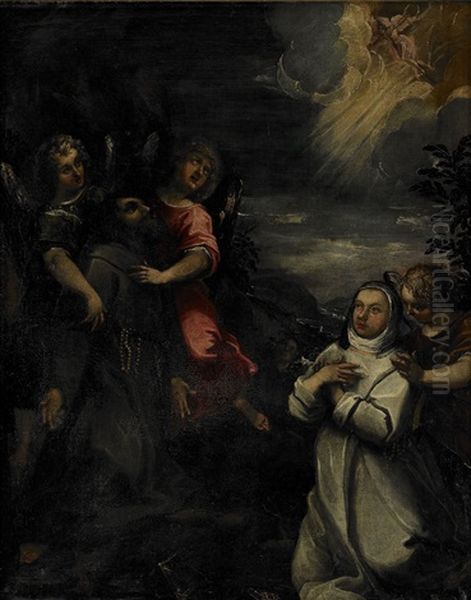 Den Helige Franciscus Stigmatiseras - view 1