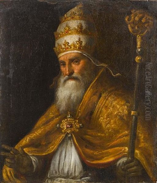 Portrait Of A Pope (pius V Ghislieri?) - view 1